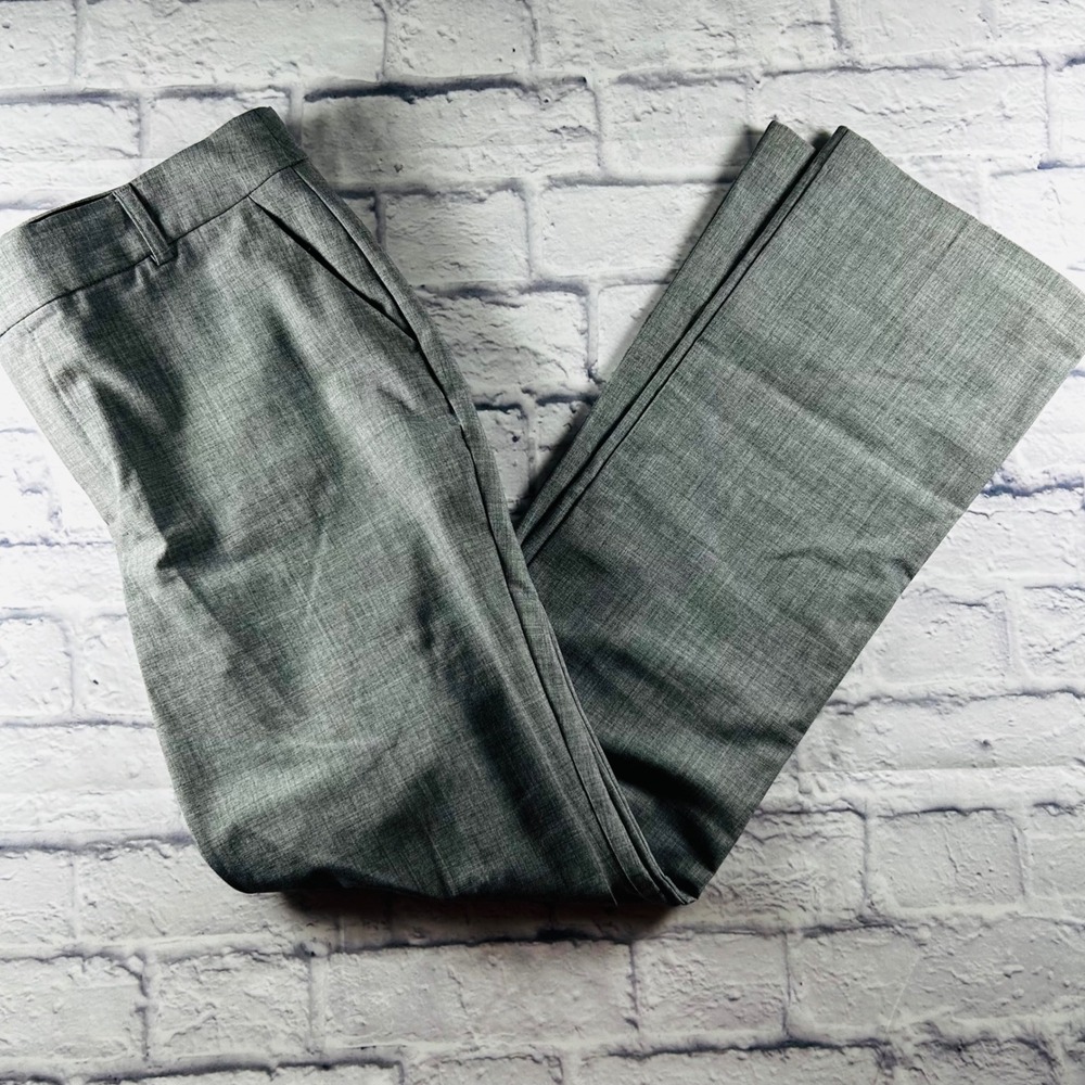 Nine West Barely Bootcut Grey Dress Pants Women's Size 12 Office Career Trousers